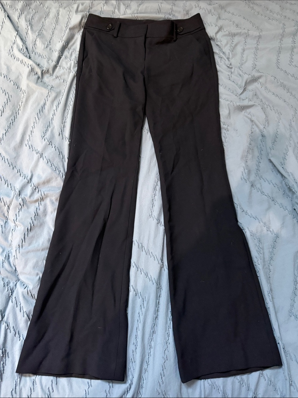 Ann Taylor Classic Women's Black Flare Pants Sz 6